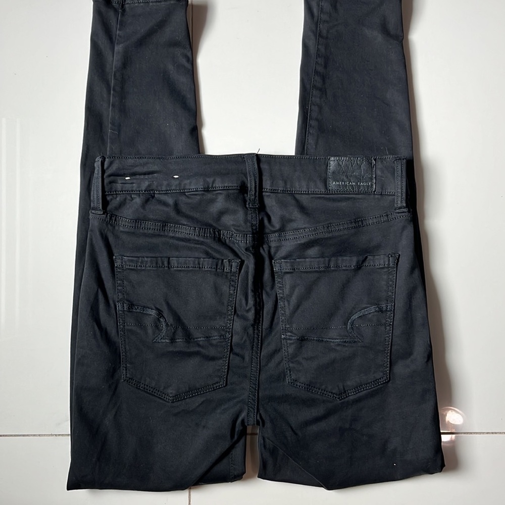 American Eagle Black Zipper Jegging - Picture 5 of 6